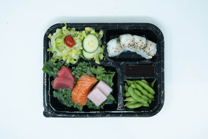 Sashimi bento