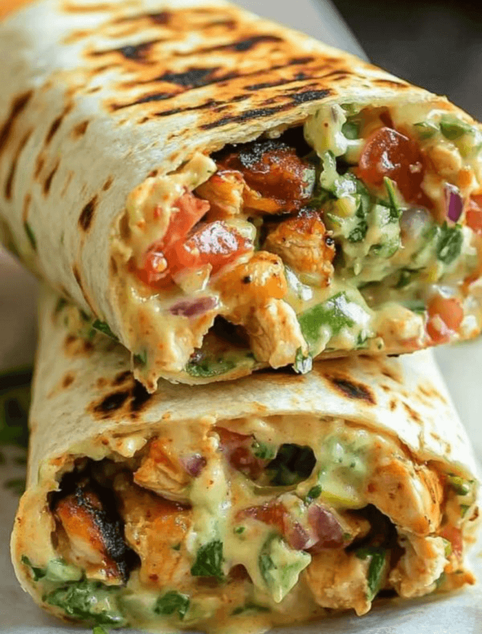 Halal Chicken Burrito