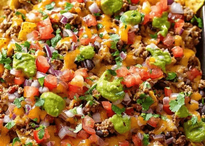 Burrito Combo and Steak Nachos