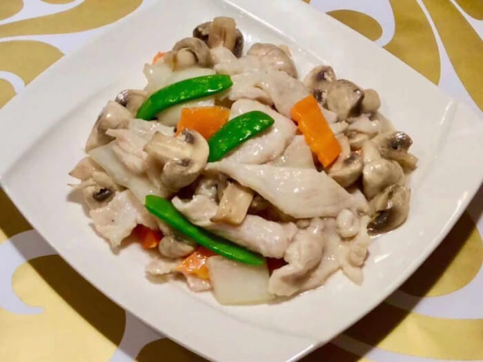 Moo Goo Gai Pan Combo Special(晚)蘑菇鸡片