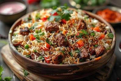 Manchurian Veg Fried Rice